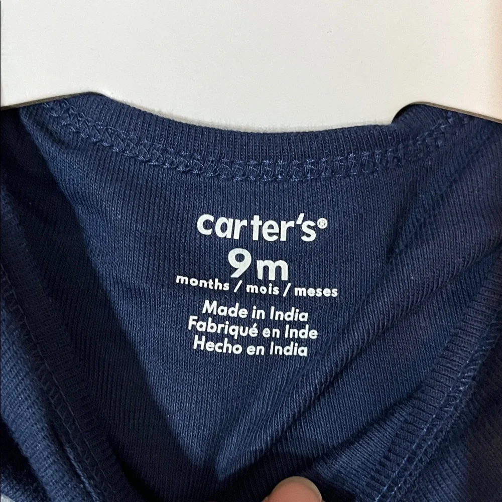 NEW Carter's 3-piece Set- car themed, navy, gray, red - Picture 3 of 13